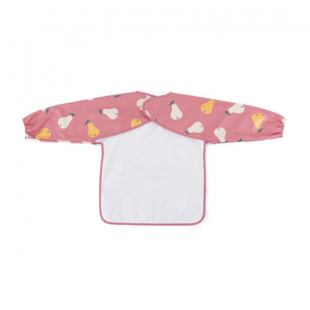 Baveta impermeabila, Petite&Mars, Cu maneci lungi, 24 luni+, Pink Pears [2]