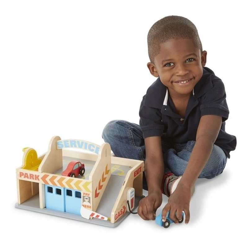 Benzinarie cu garaj Melissa and Doug [1]