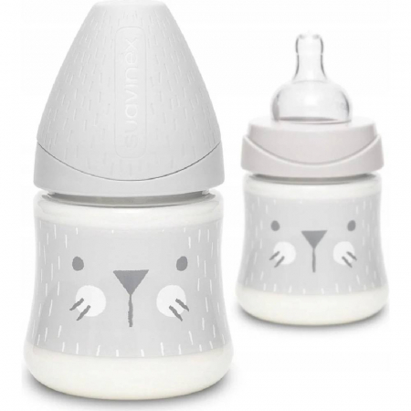 Biberon 150 ml Hygge Suavinex tetina silicon debit lent [2]