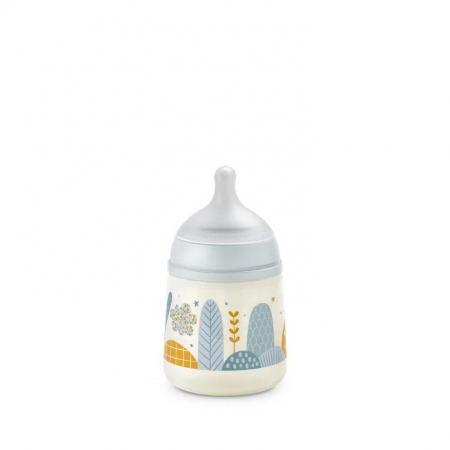 Biberon 150 ml tetină fiziologică SX Pro debit lent albastru Dreams [1]