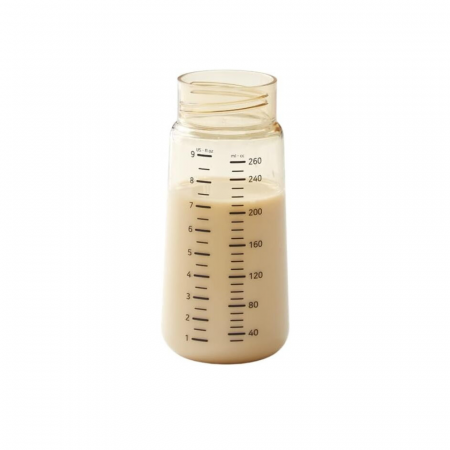 Biberon anticolici premium cu tetina S, galben (260 ml) [5]