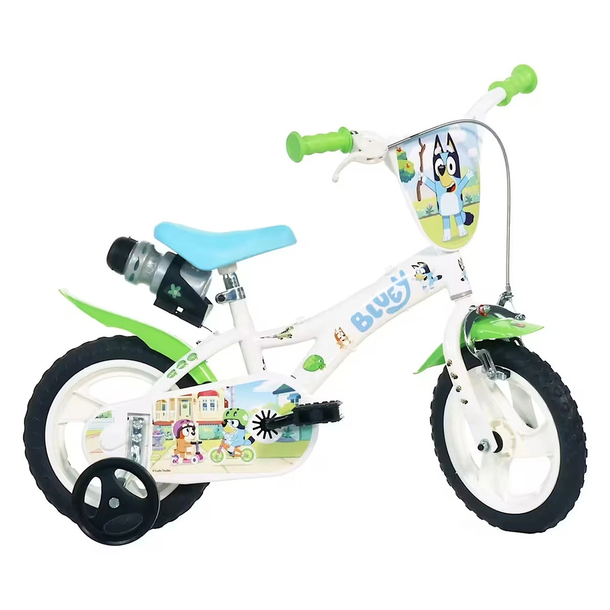 Biciclete copii - Bicicleta copii 12 inch Bluey Dino Bikes, 3-5 ani