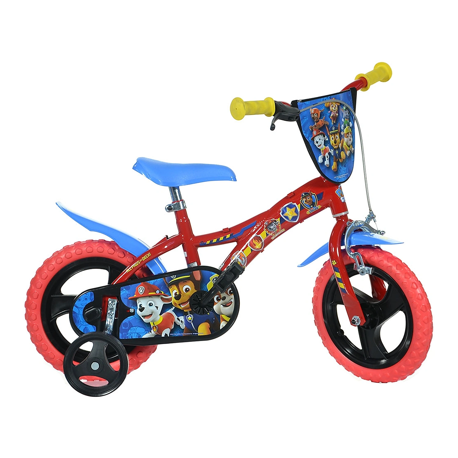 Biciclete copii - Bicicleta copii 12 inch Paw Patrol Dino Bikes, 3-5 ani
