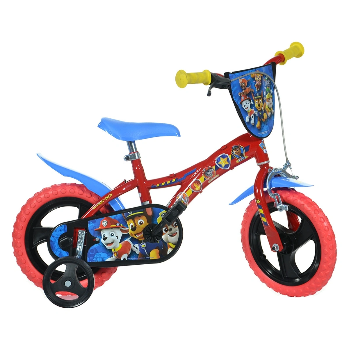 Biciclete copii - Bicicleta copii 12 inch Paw Patrol Dino Bikes, 3-5 ani