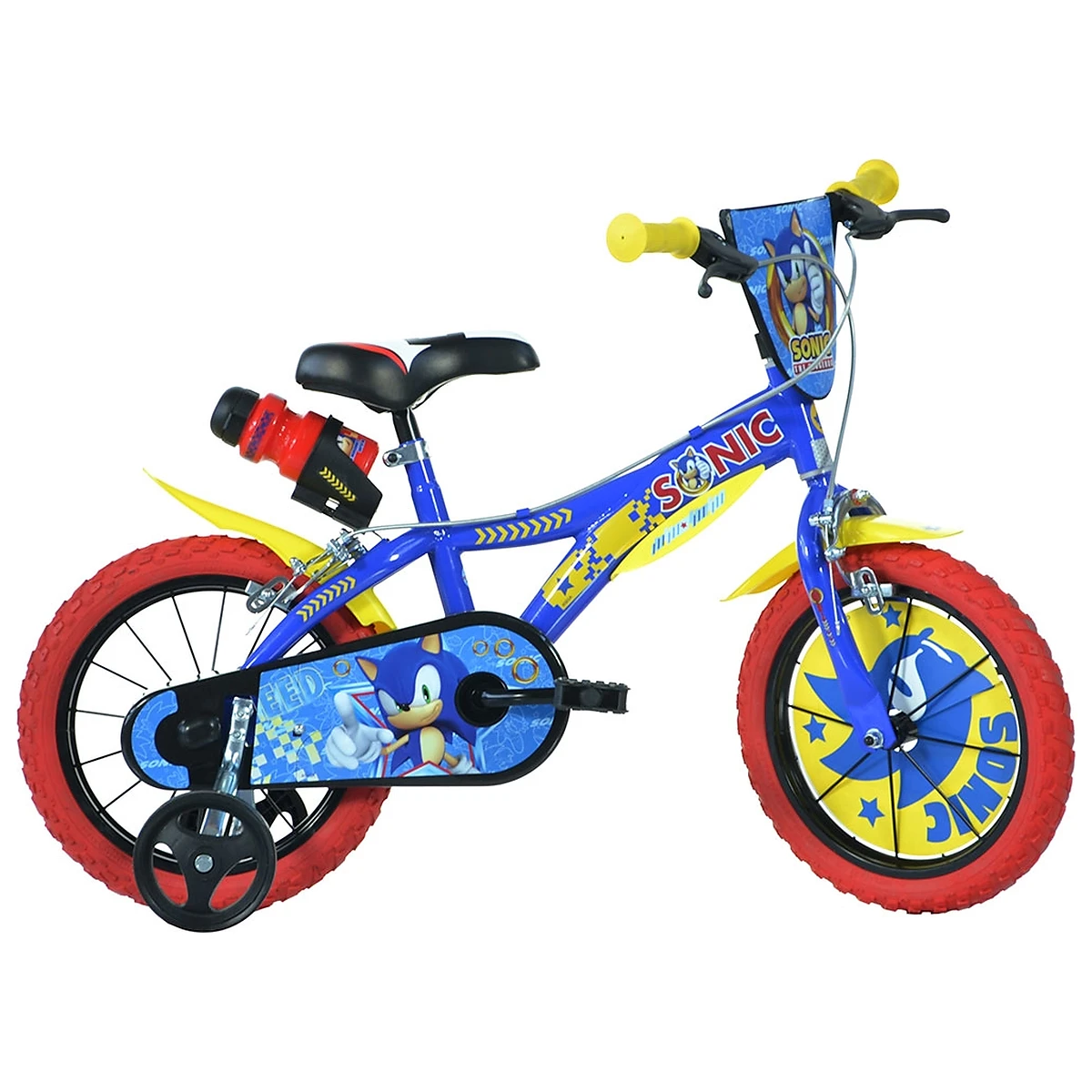 La plimbare - Bicicleta copii 14", 4-7 ani, Dino Bikes Sonic