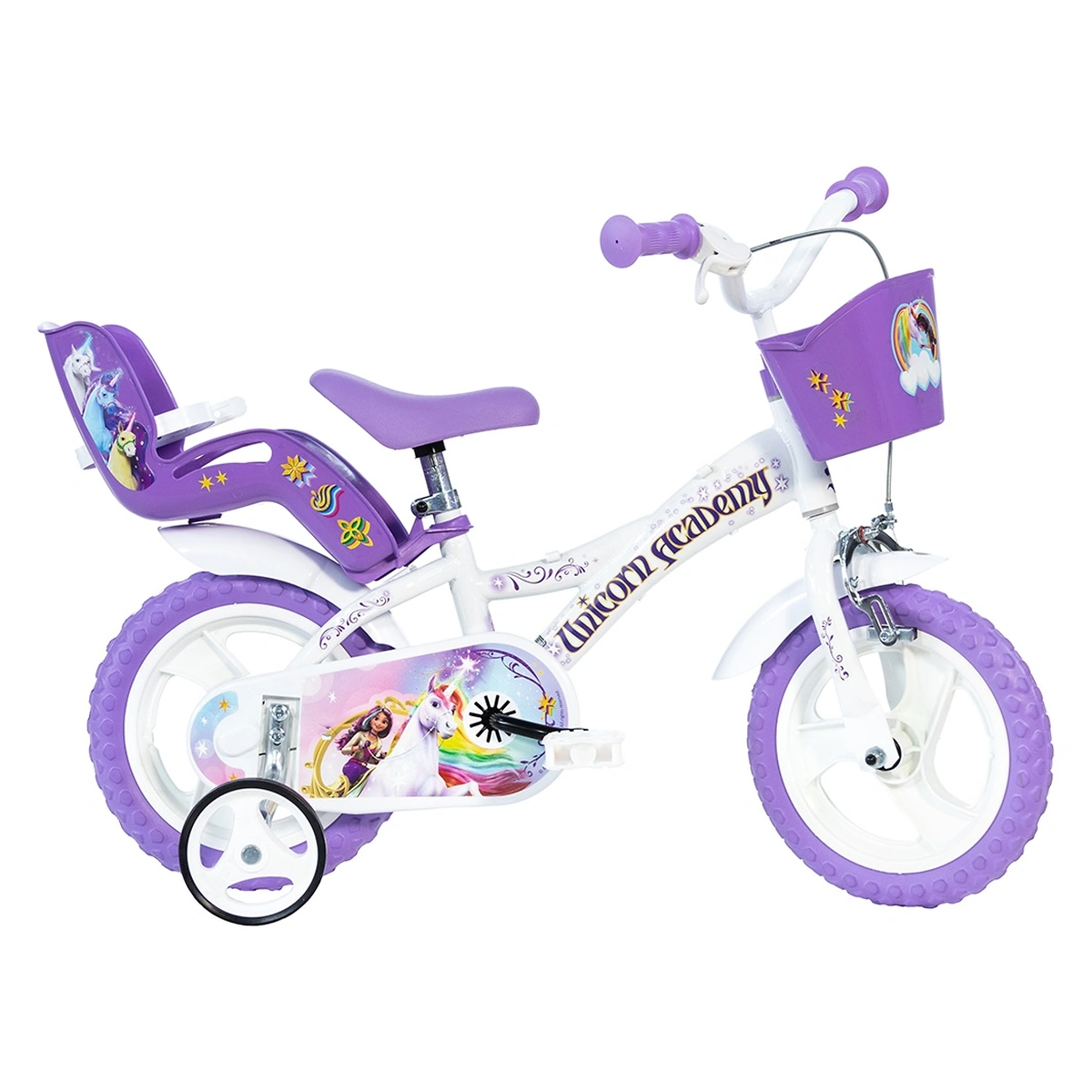 Biciclete copii - Bicicleta copii Dino Bikes 12' Unicorn Academy