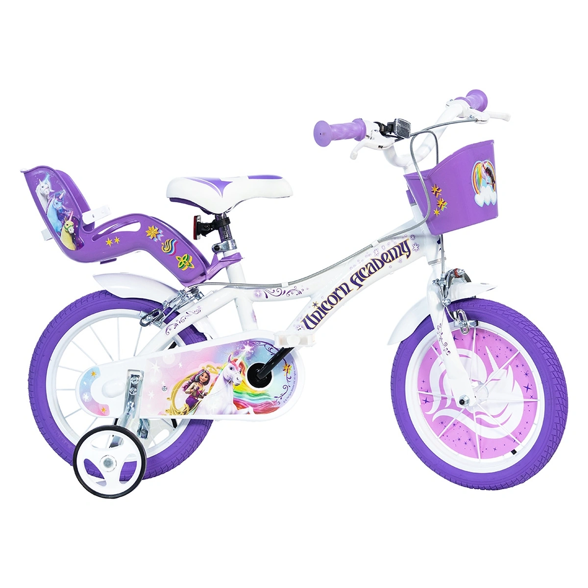 Biciclete copii - Bicicleta copii Dino Bikes 14' Unicorn Academy