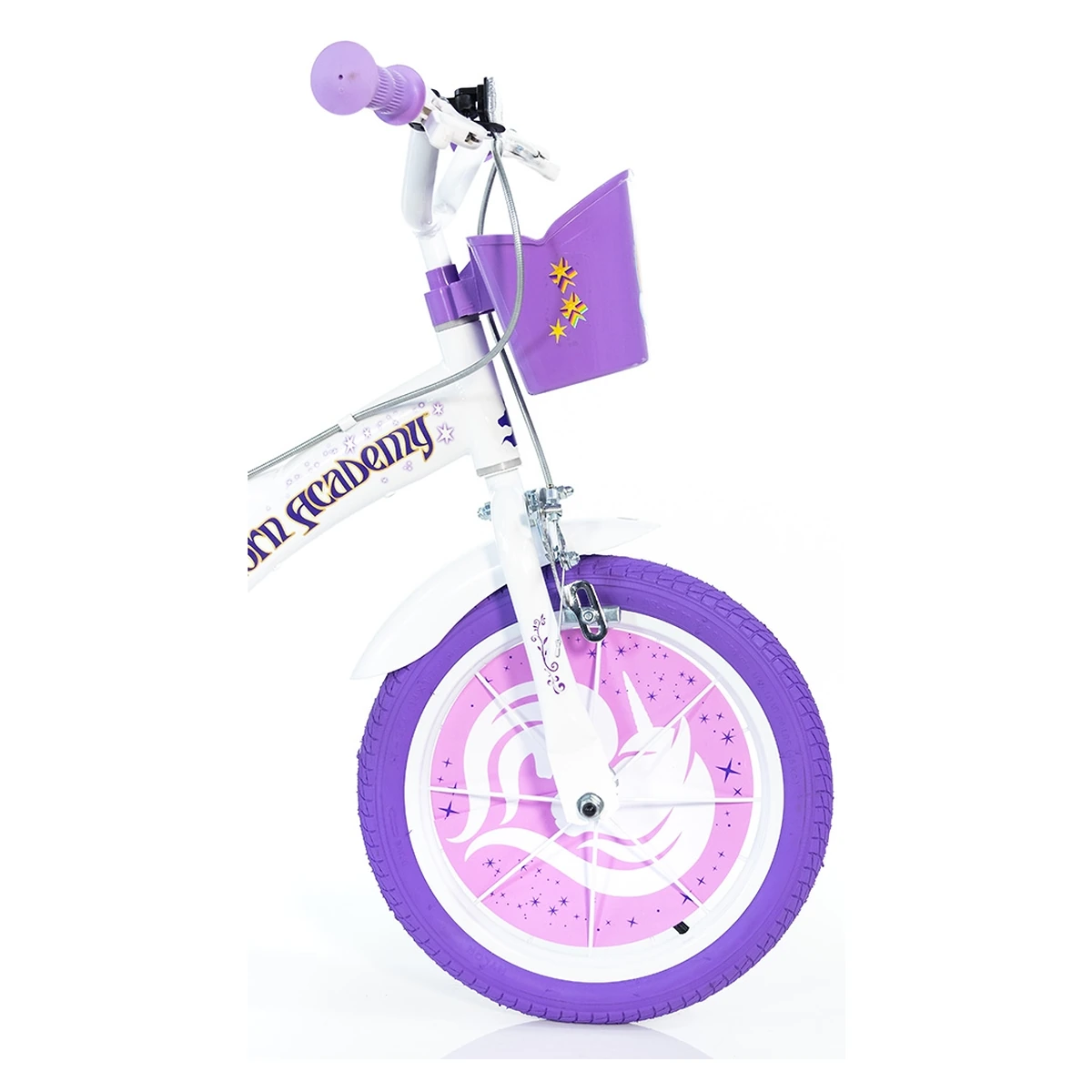 Bicicleta copii Dino Bikes 14' Unicorn Academy 7 ani [3]