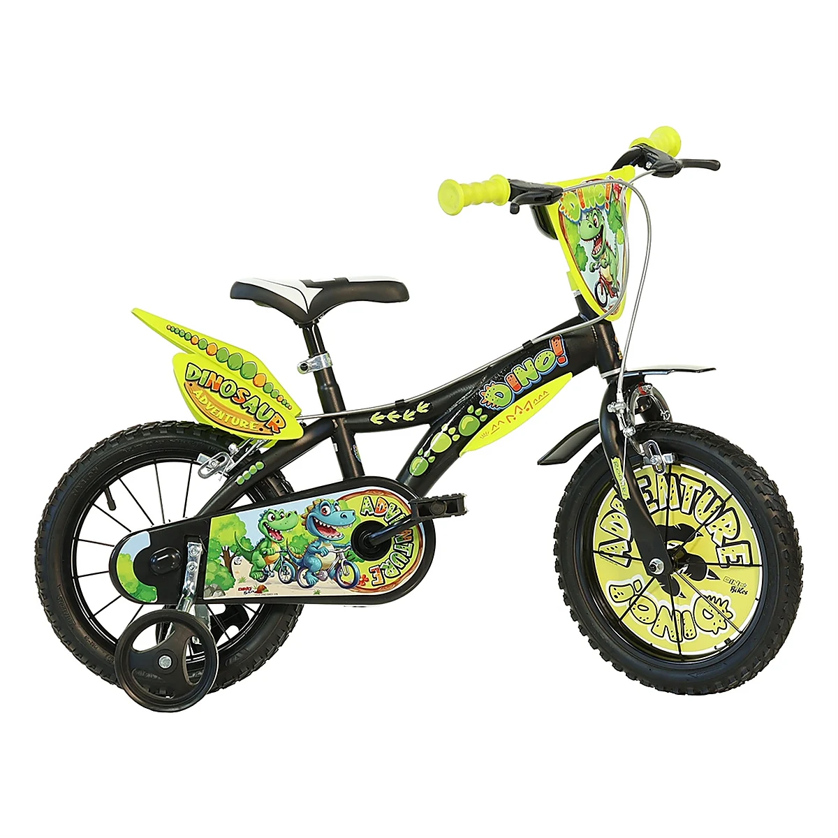 La plimbare - Bicicleta copii Dino Bikes 16", 6-8 ani, Dinosaur