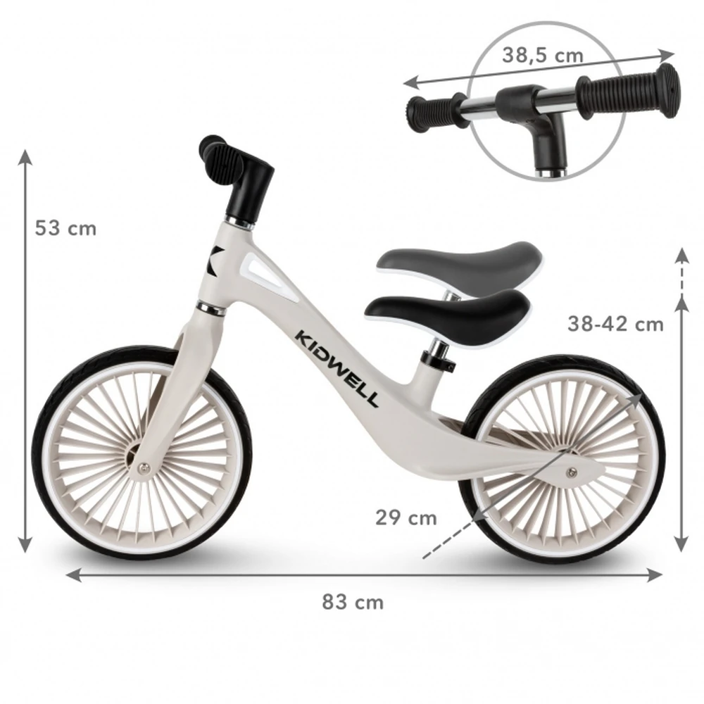Bicicleta fara pedale, Kidwell NIX - Gri [1]