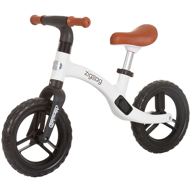 Biciclete copii - Bicicleta fara pedale Chipolino Zig Zag black white