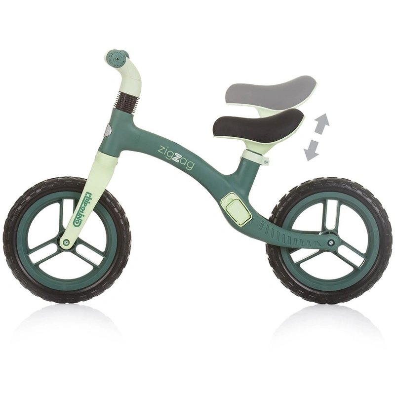 Bicicleta fara pedale Chipolino Zig Zag green [2]