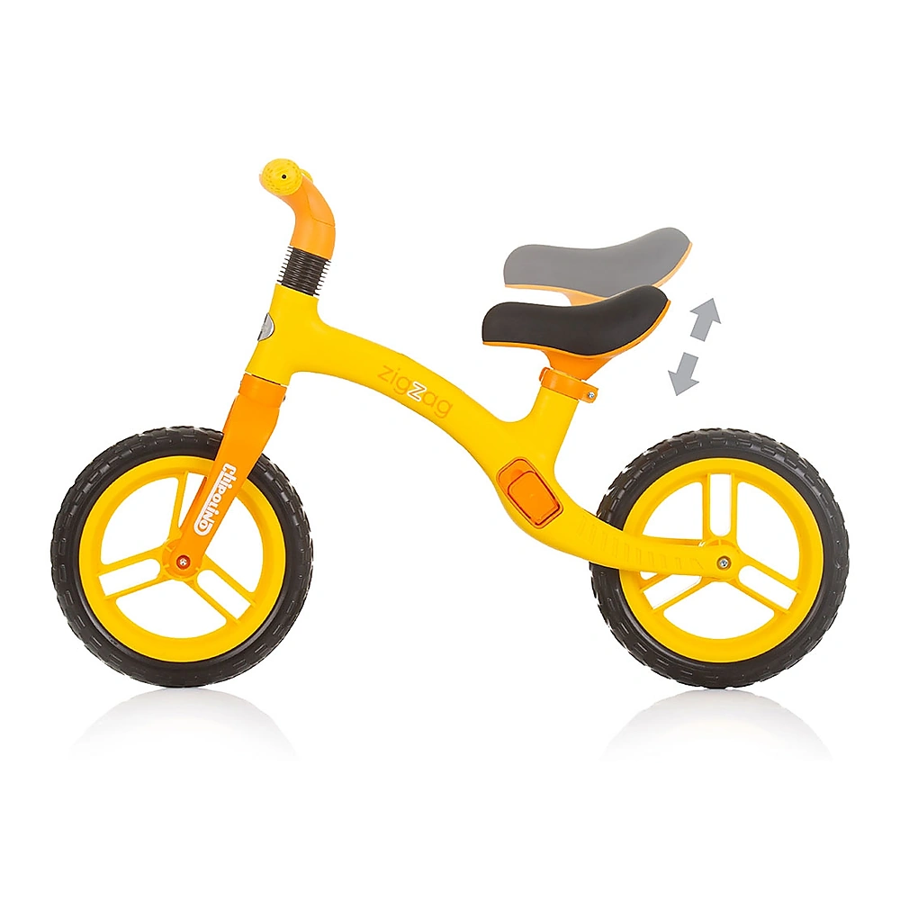 Bicicleta fara pedale Chipolino Zig Zag, Orange yellow [2]