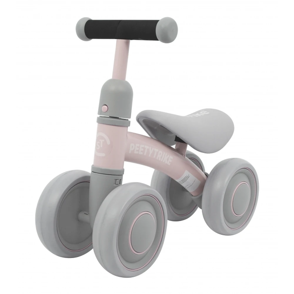 Biciclete copii - Bicicleta fara pedale cu 4 roti din plastic SporTrike - Roz