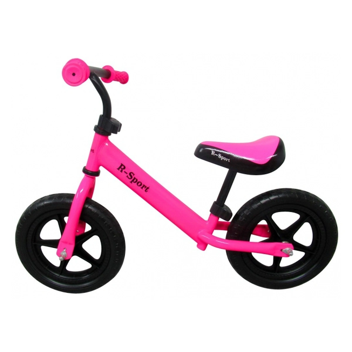 Biciclete copii - Bicicleta fara pedale cu roti din spuma EVA R-Sport R7 - Roz