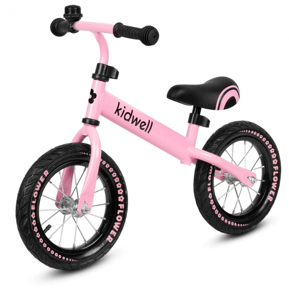 Biciclete copii - Bicicleta fara pedale Kidwell Cruzer Flower - Pink