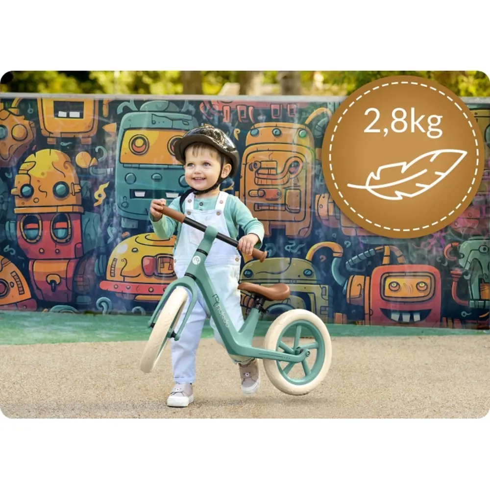 Bicicleta fara pedale pentru copii, Light Flee Nukido - Verde [1]