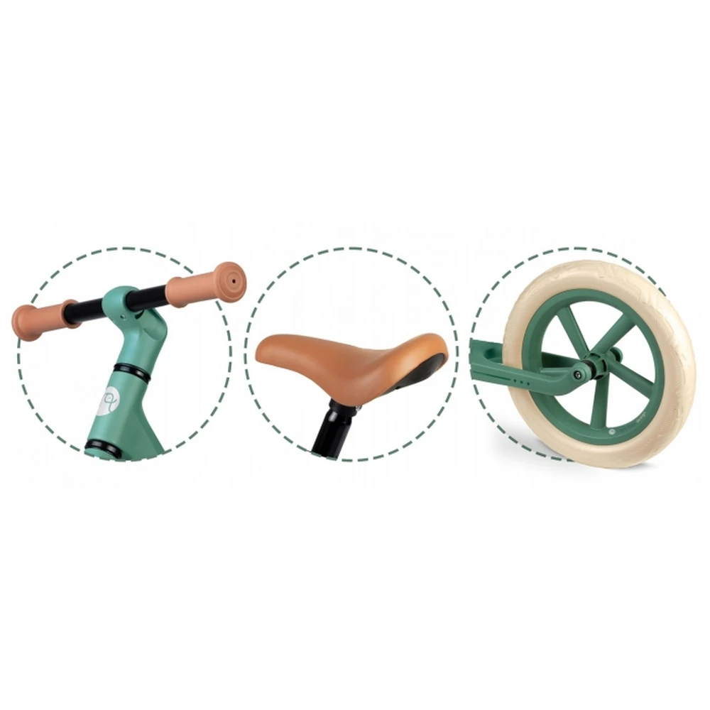 Bicicleta fara pedale pentru copii, Light Flee Nukido - Verde [5]