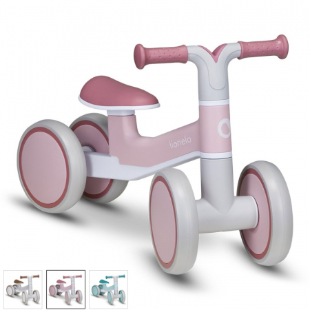 Biciclete copii - Bicicleta fara pedale Villy, Cu 4 roti, Din spuma EVA si TPR, Stabila, Manere moi, antiderapante, 12- 36 luni, Sustine pana la 30 kg, Certificata EN 71-1:2014, EN 71-2:2011, EN 71-3:2019, Ro