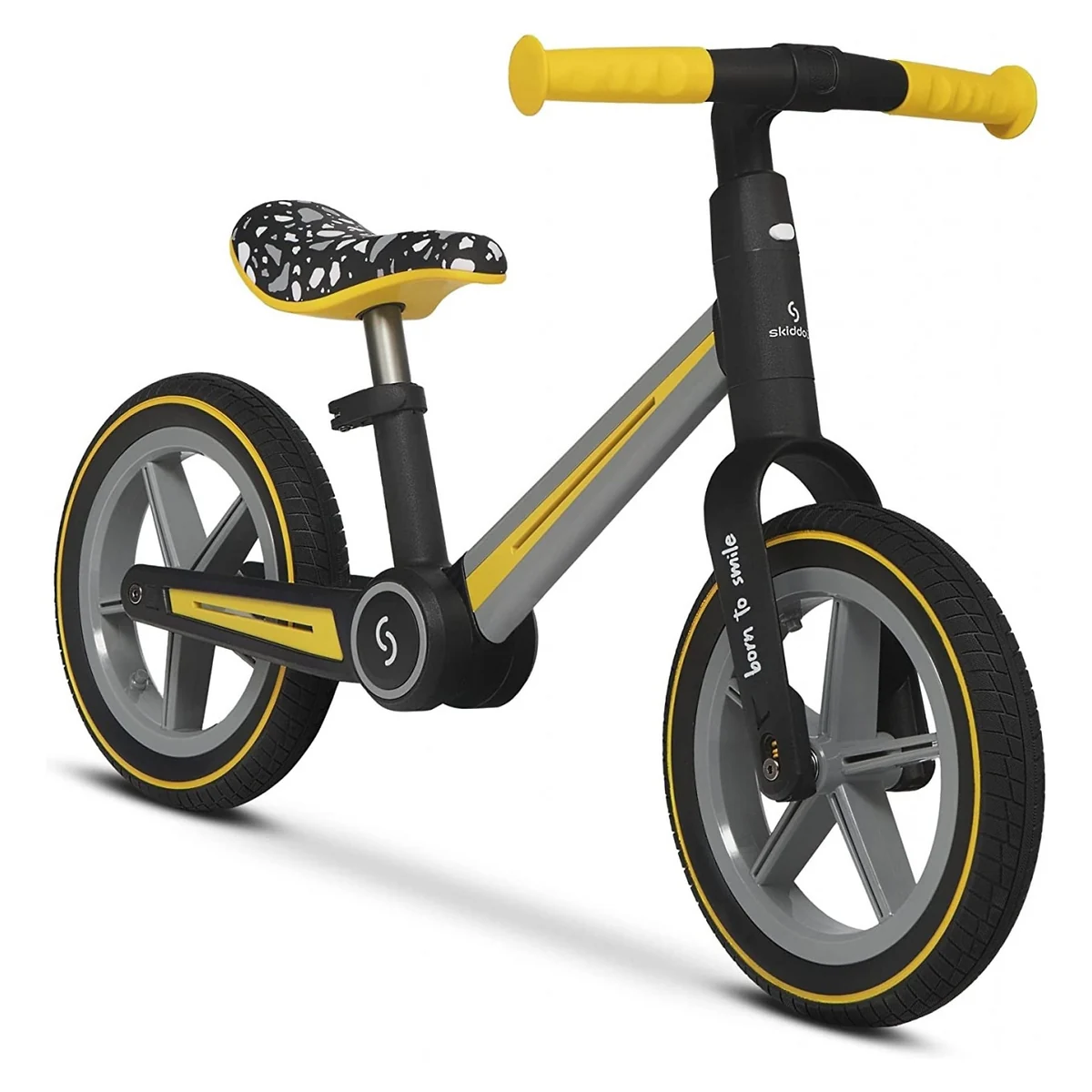 Biciclete copii - Bicicleta pliabila fara pedale Skiddou Ronny, Galben