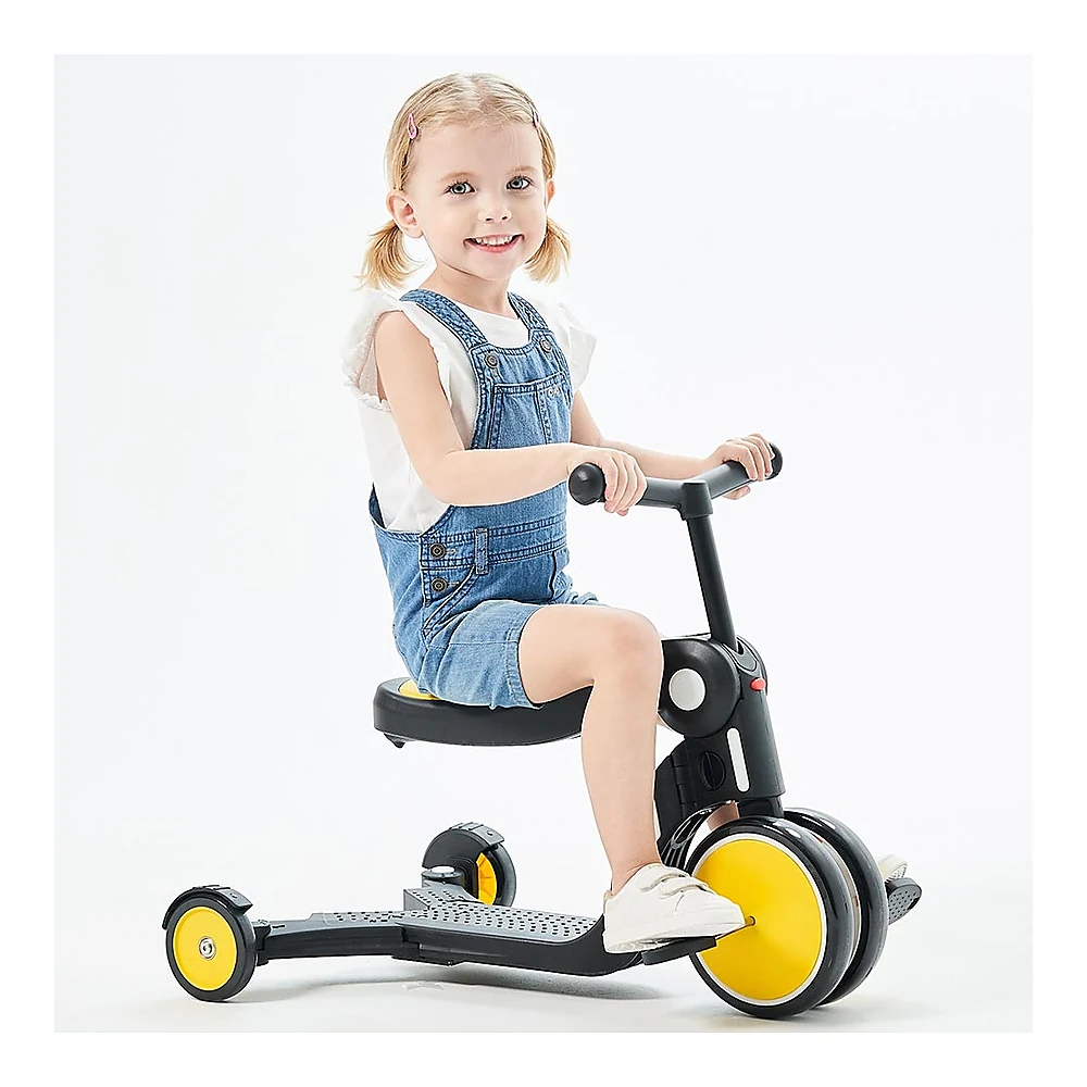 Bicicleta, tricicleta si trotineta Chipolino All Ride 4 in 1 yellow [2]