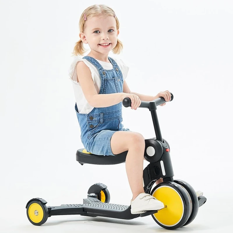 Bicicleta, tricicleta si trotineta Chipolino All Ride 4 in 1 yellow [2]