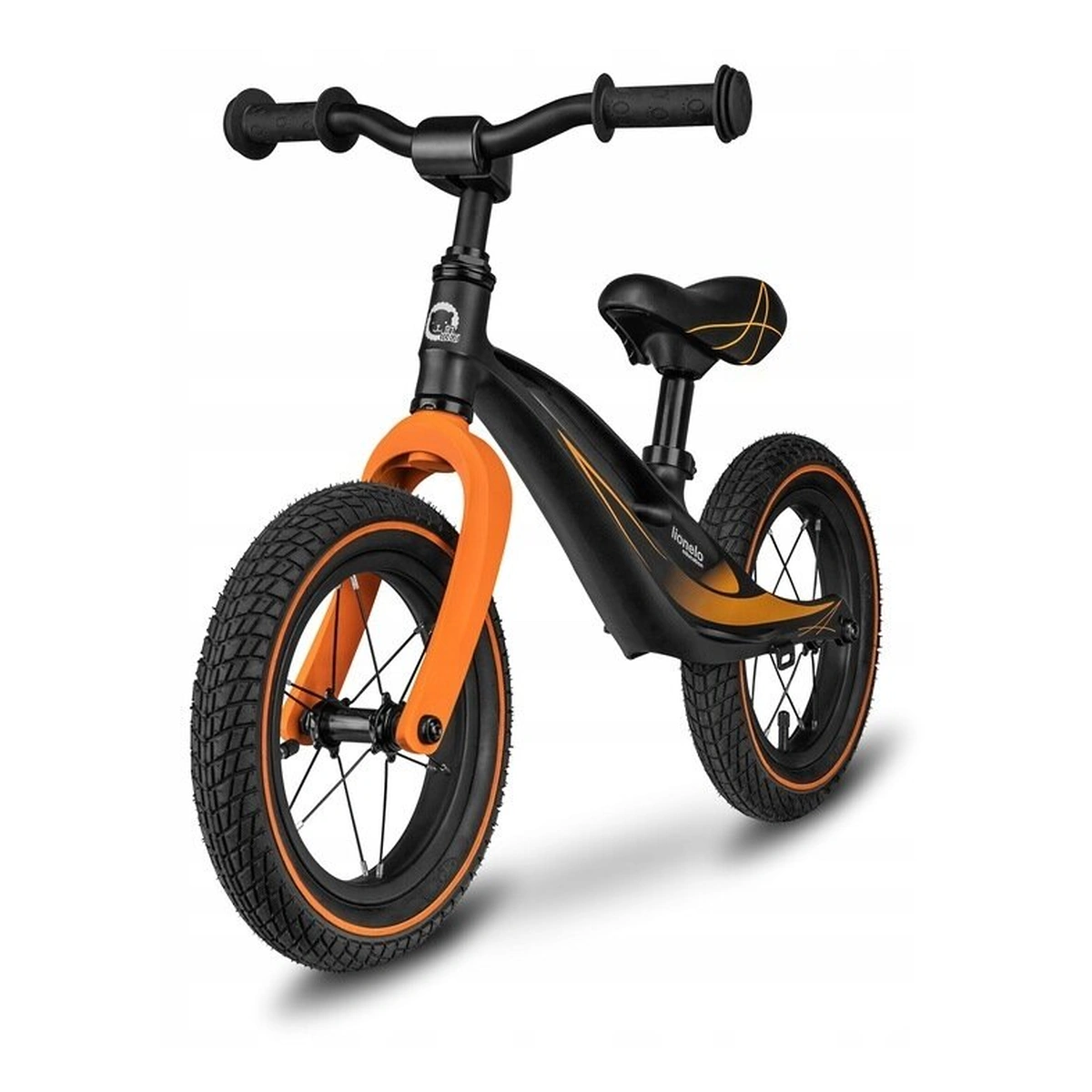 Biciclete copii - Lionelo - Bicicleta usoara Bart Air, Fara pedale, Cu roti gonflabile, Cu cadru din magneziu, Cu ghidon si sa reglabile, Greutate 3.8 Kg, 12 inch, Conform cu standardul european de securitate EN71, Neg