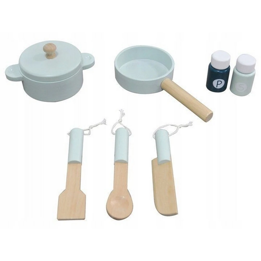 Bucatarie din lemn cu tabla pentru retete - Ecotoys [3]