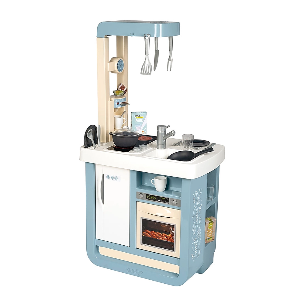 Bucatarii de joaca din lemn - Bucatarie Smoby Bon Appetit albastru