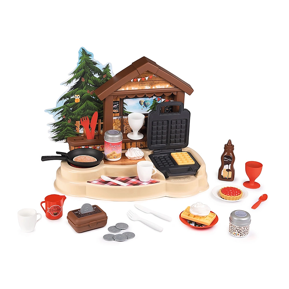 Accesorii pentru bucatarie - Bucatarie Smoby Gourmand Chalet cu accesorii