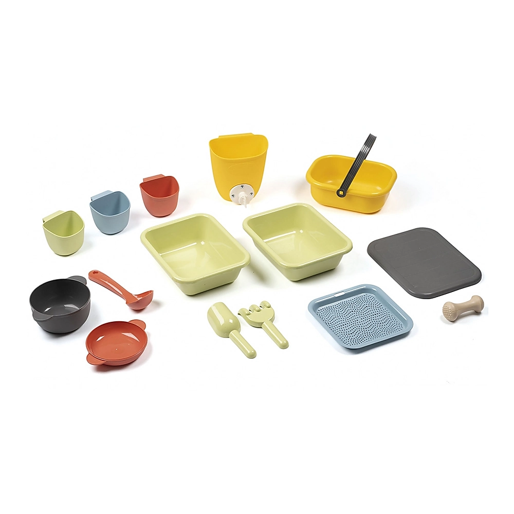 Bucatarie Smoby Mud Kitchen cu 15 accesorii [2]