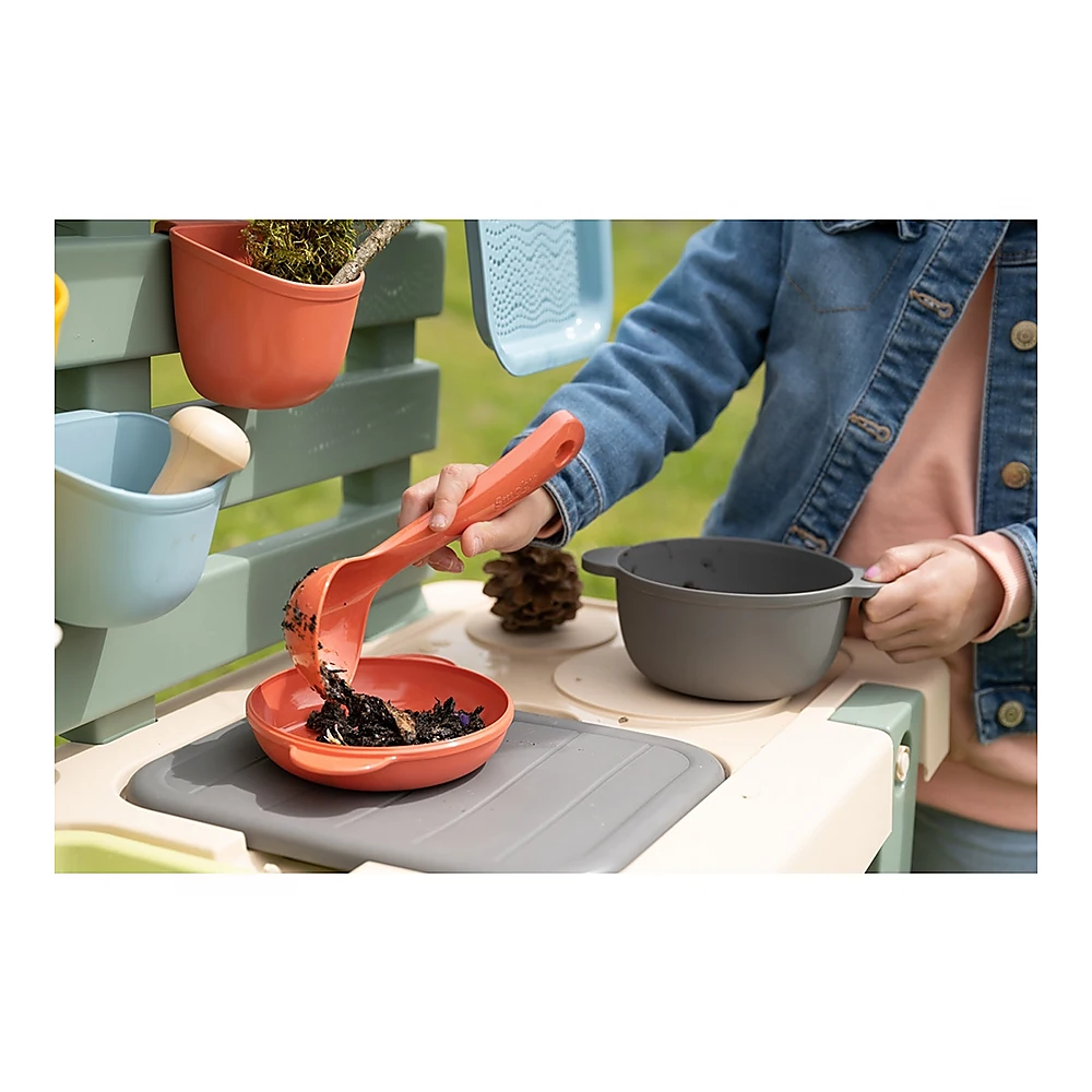 Bucatarie Smoby Mud Kitchen cu 15 accesorii [7]