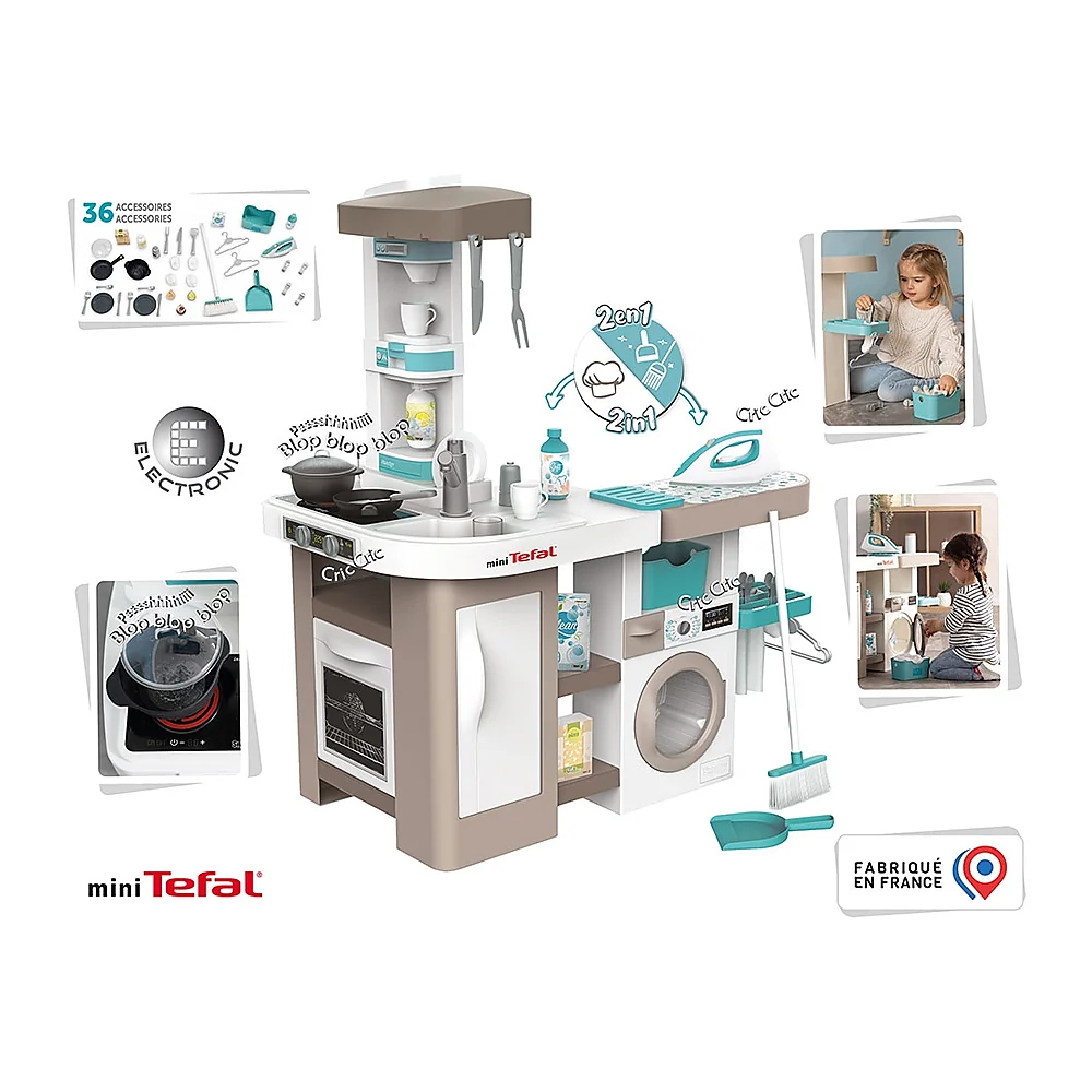Bucatarie Smoby Tefal Cleaning [1]