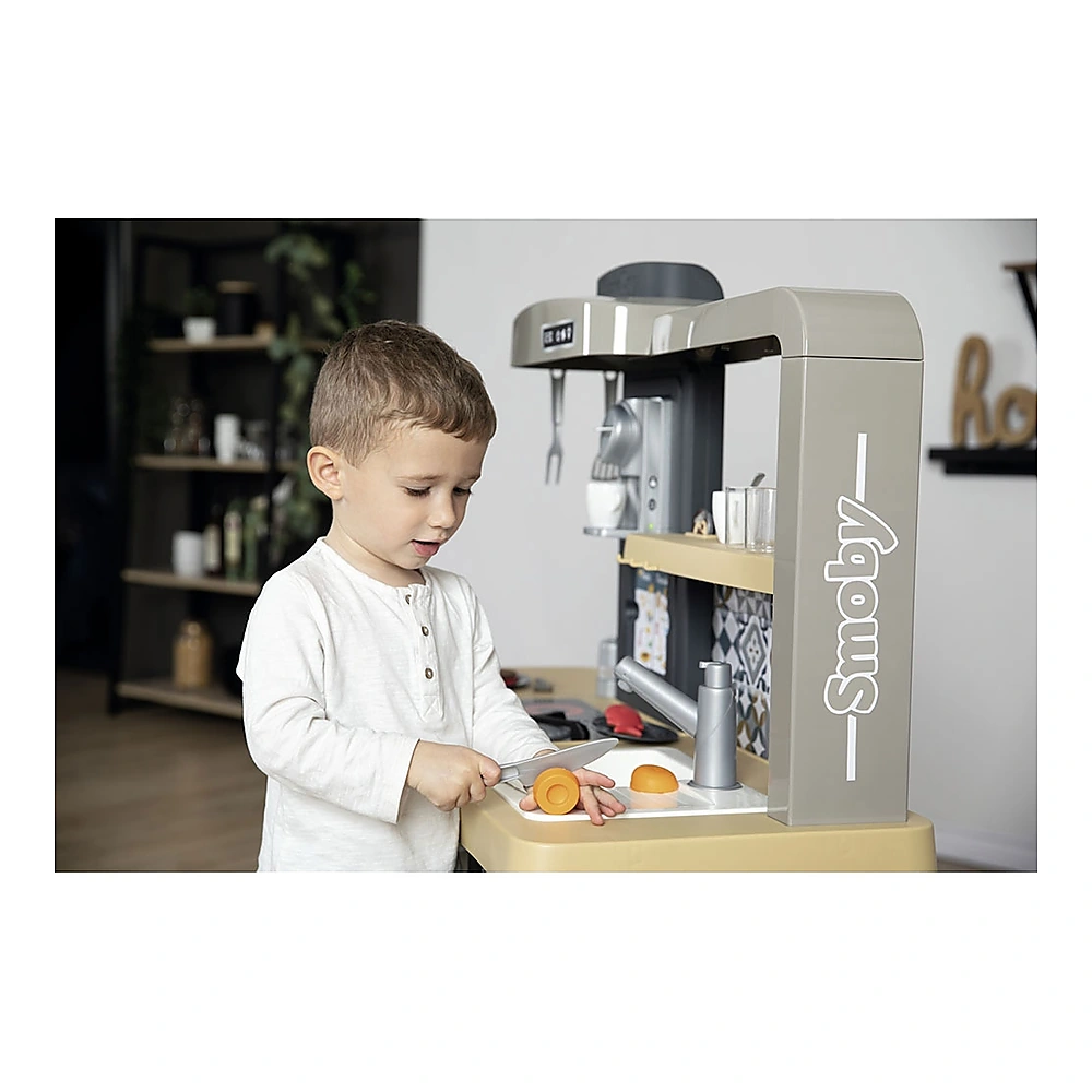 Bucatarie Smoby Tefal Evolutive albastru cu accesorii [5]