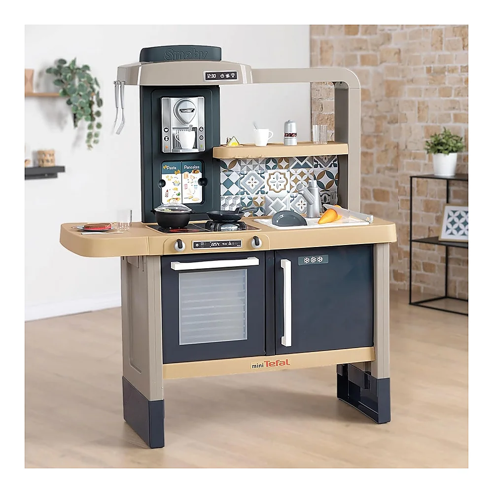 Bucatarie Smoby Tefal Evolutive albastru cu accesorii [3]