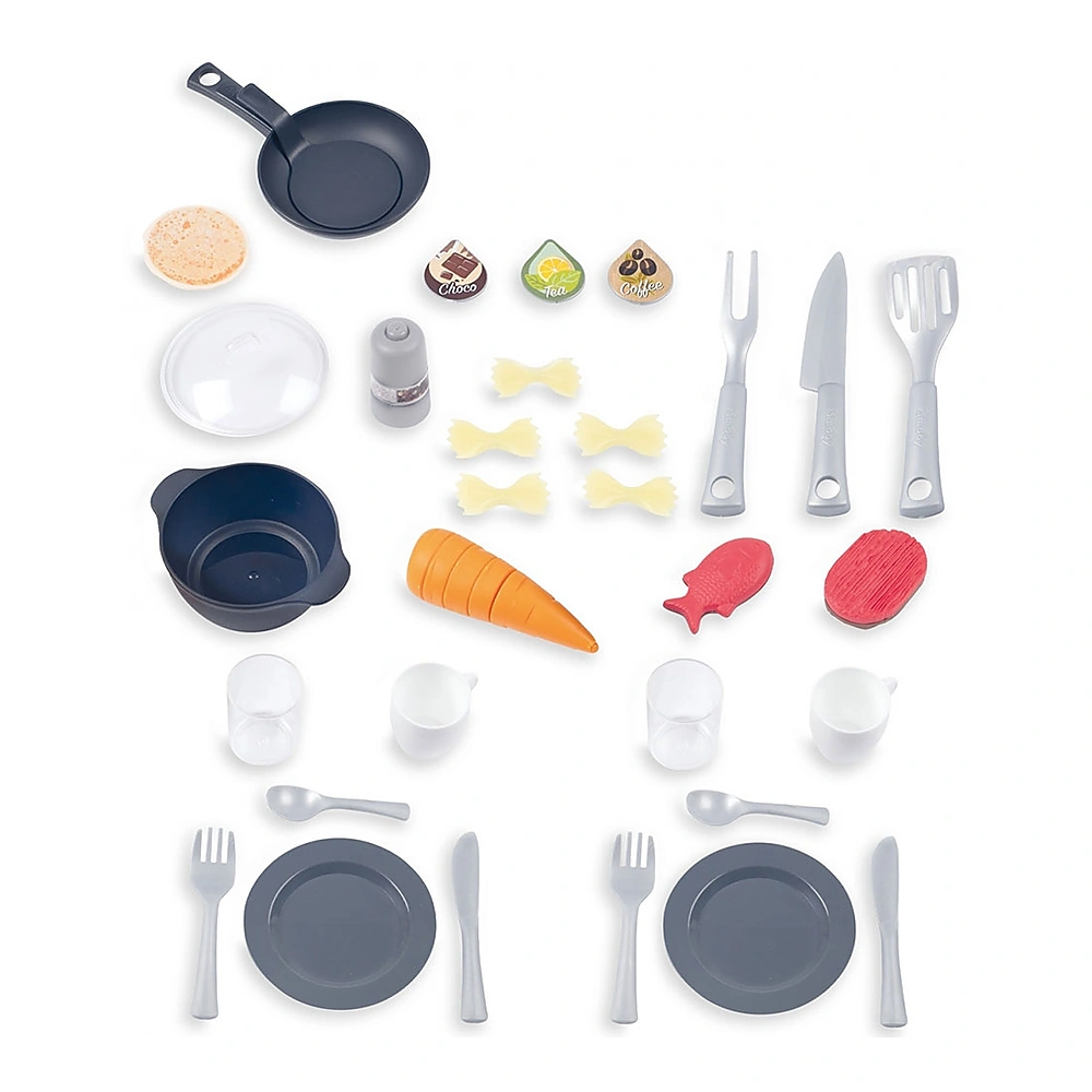 Bucatarie Smoby Tefal Evolutive albastru cu accesorii [2]