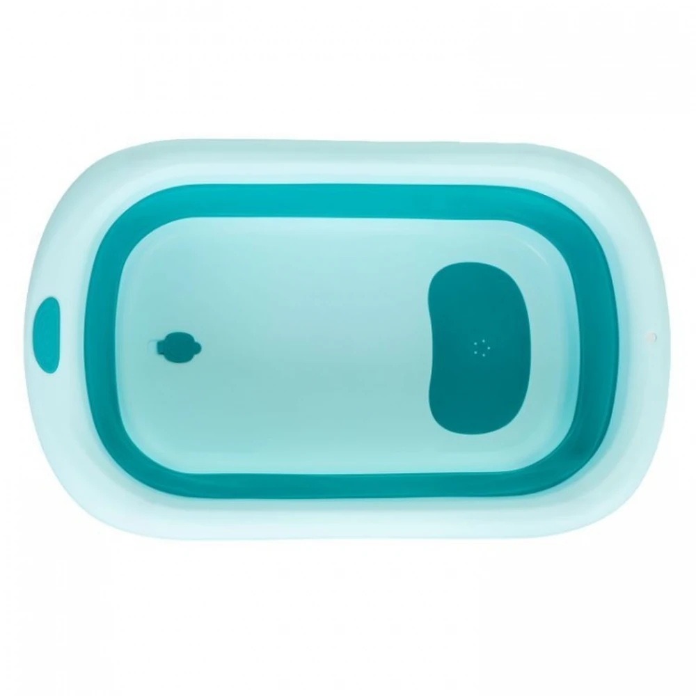 Cadita de baie pliabila cu dop de scurgere, Ecotoys - Albastru [5]
