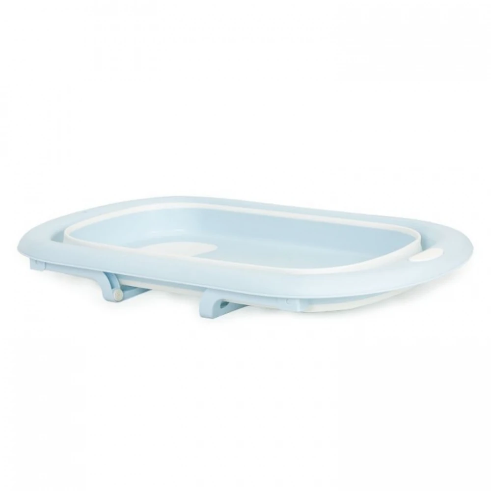 Cadita de baie pliabila cu dop de scurgere, Ecotoys - Gri [4]