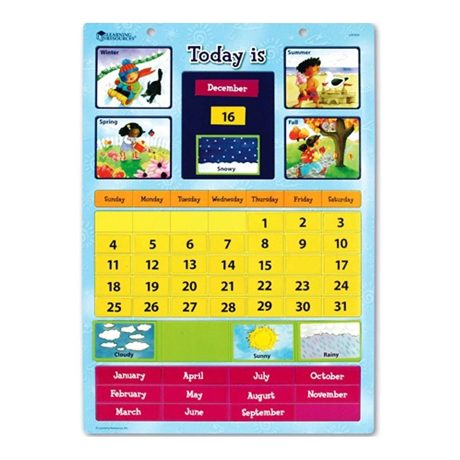 Jucarii - Calendar educativ magnetic