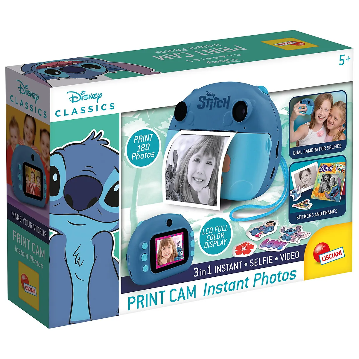 Jucarii educative - Camera foto instant - Stitch LISCIANI 5 ani+