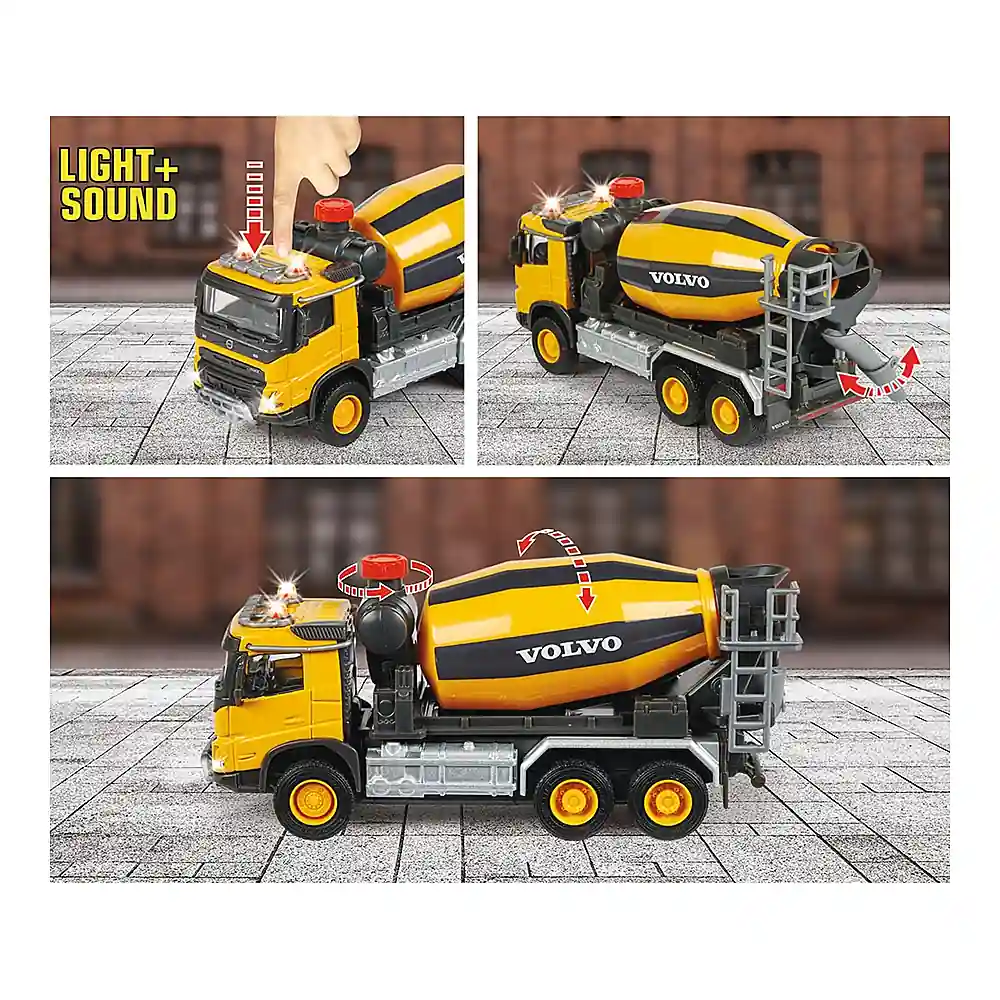 Camion betoniera Majorette Volvo Cement Mixer [3]