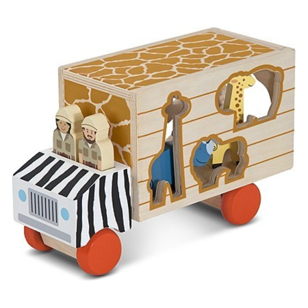 Jucarii din lemn - Camion cu forme de sortat Melissa and Doug