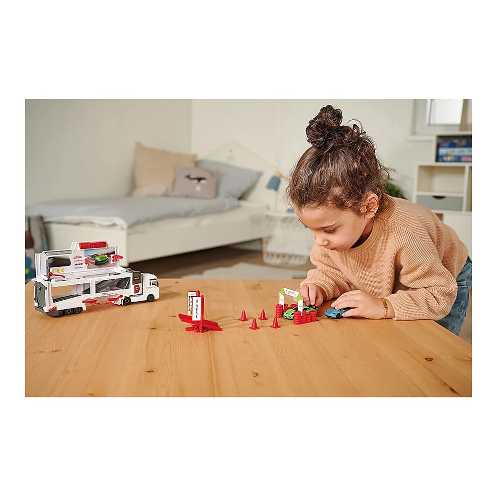 Camion Majorette MAN Tgx Porsche Experience cu 2 masinute [8]