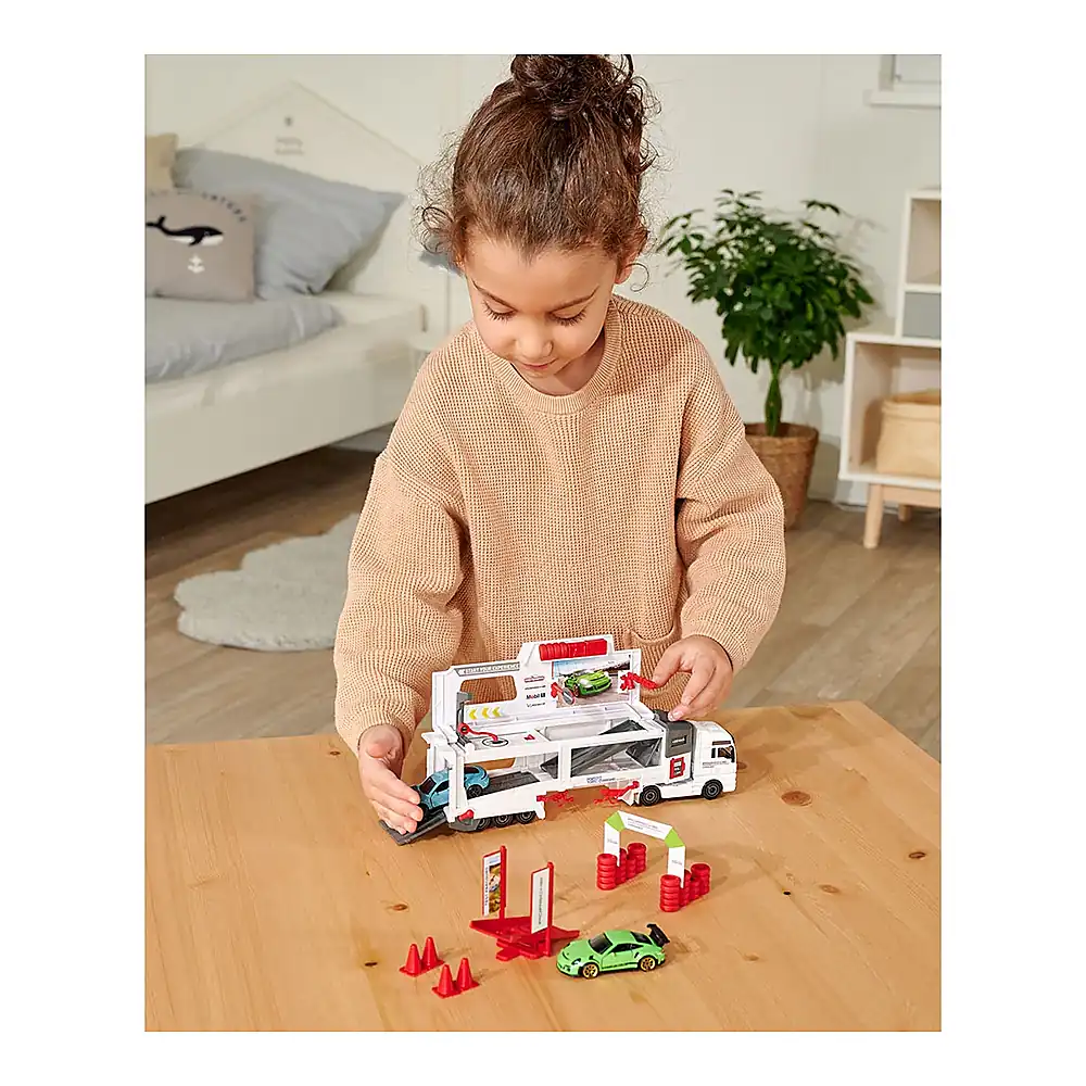 Camion Majorette MAN Tgx Porsche Experience cu 2 masinute [7]