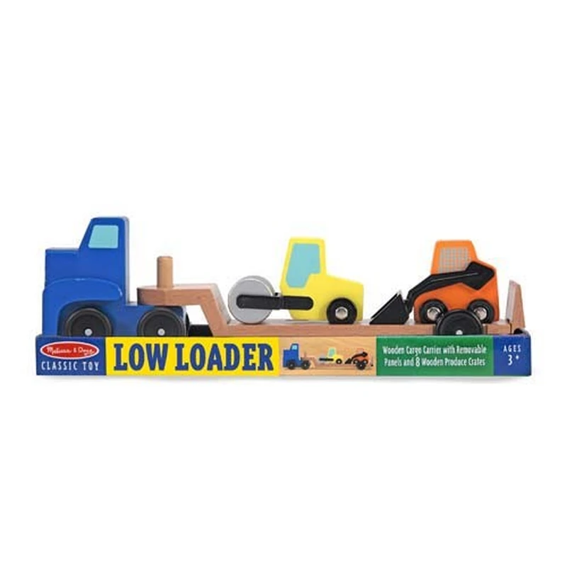 Camion transportor cu platforma cu utilaje de constructii Melissa and Doug [1]