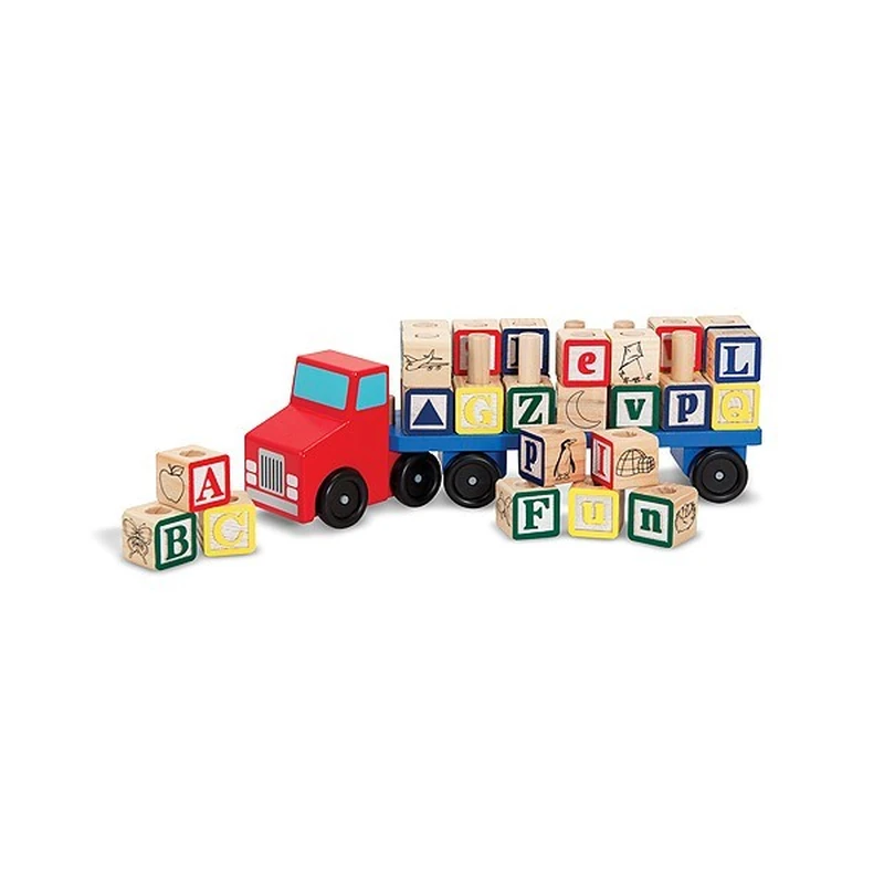 Masinute, trenulete, avioane - Camionul Alfabet Melissa and Doug