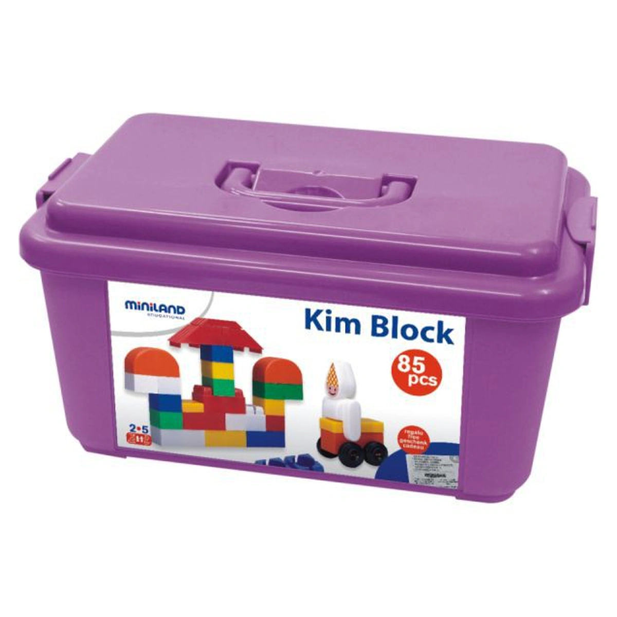 Constructii, cuburi, forme si culori - Caramizi de construit Kim Blocks 85