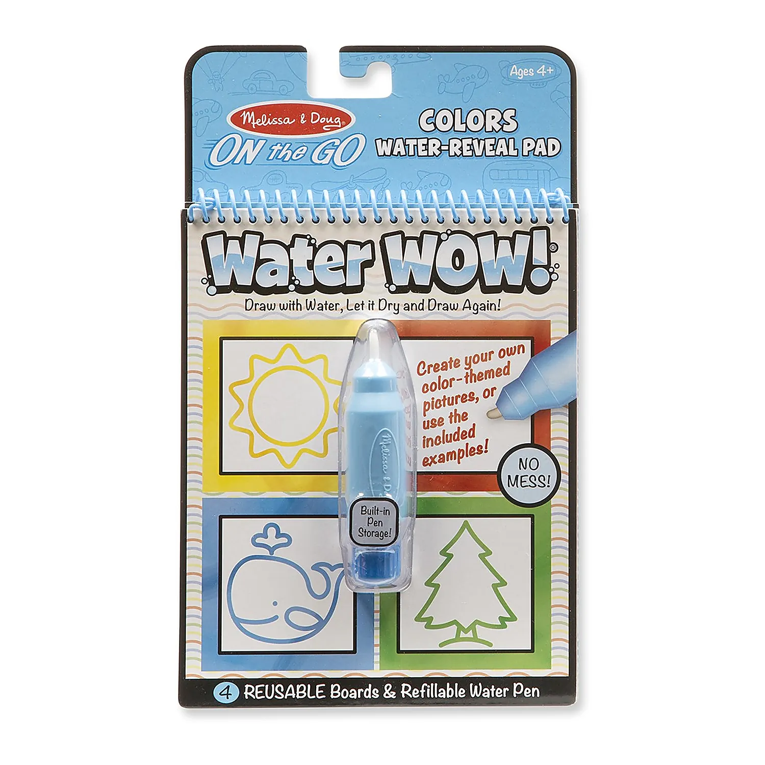 Arta si creativitate - Carnet Apa magica Forme si culori - Melissa and Doug