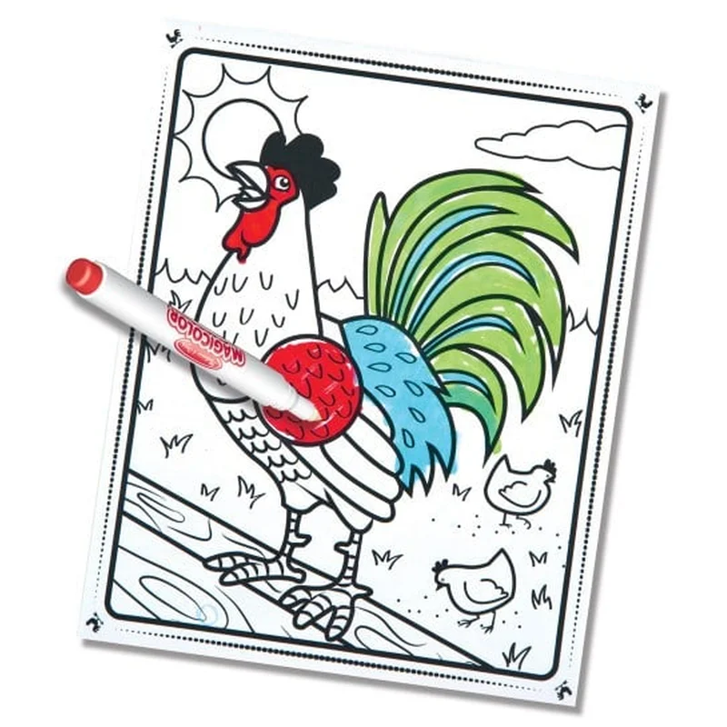 Carnetel de colorat Magicolor Animale de la ferma [1]