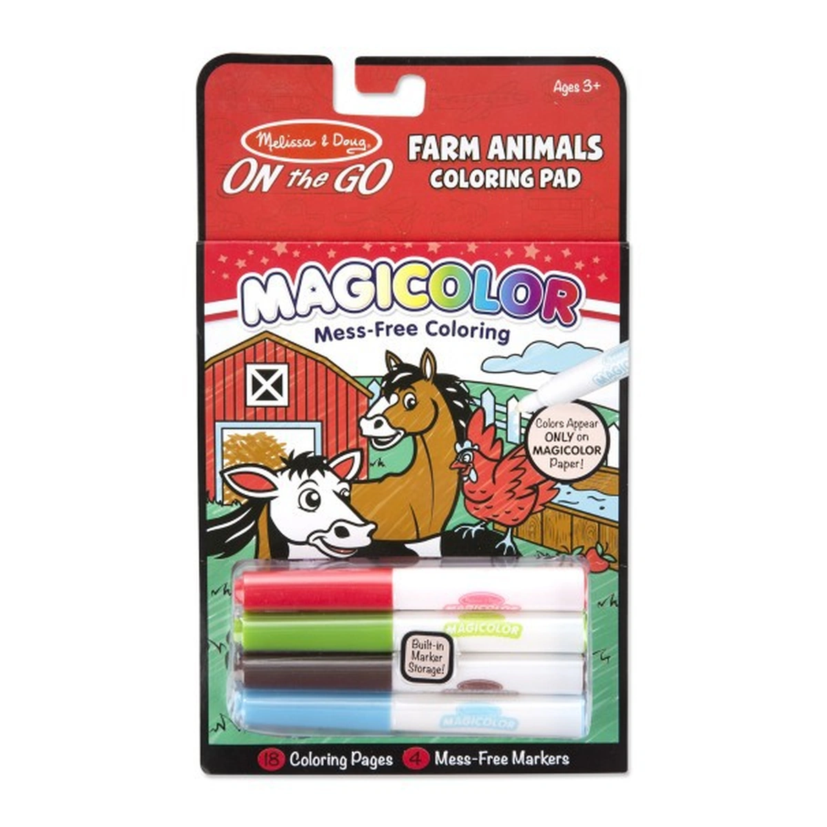 Desen, pictura si modelare - Carnetel de colorat Magicolor Animale de la ferma